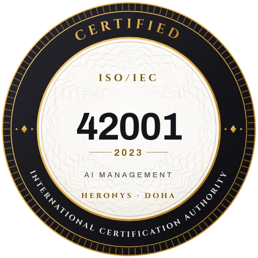 ISO/IEC 42001:2023 certified — ICA